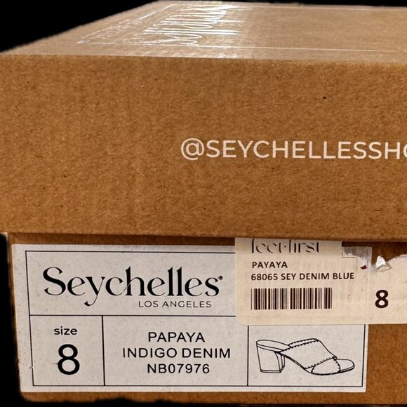 Seychelles Denim Papaya Slide Sandal - Picture 5 of 6